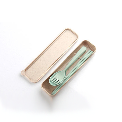 小麥秸稈餐具套裝-環保禮品訂製
