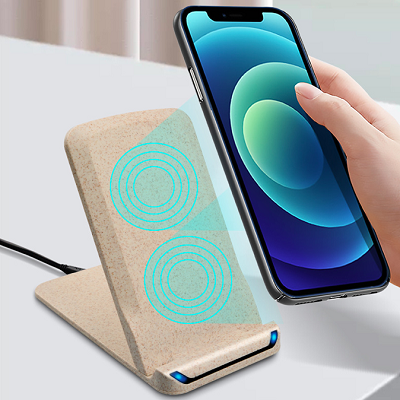 環保小麥秸稈無線充電器
